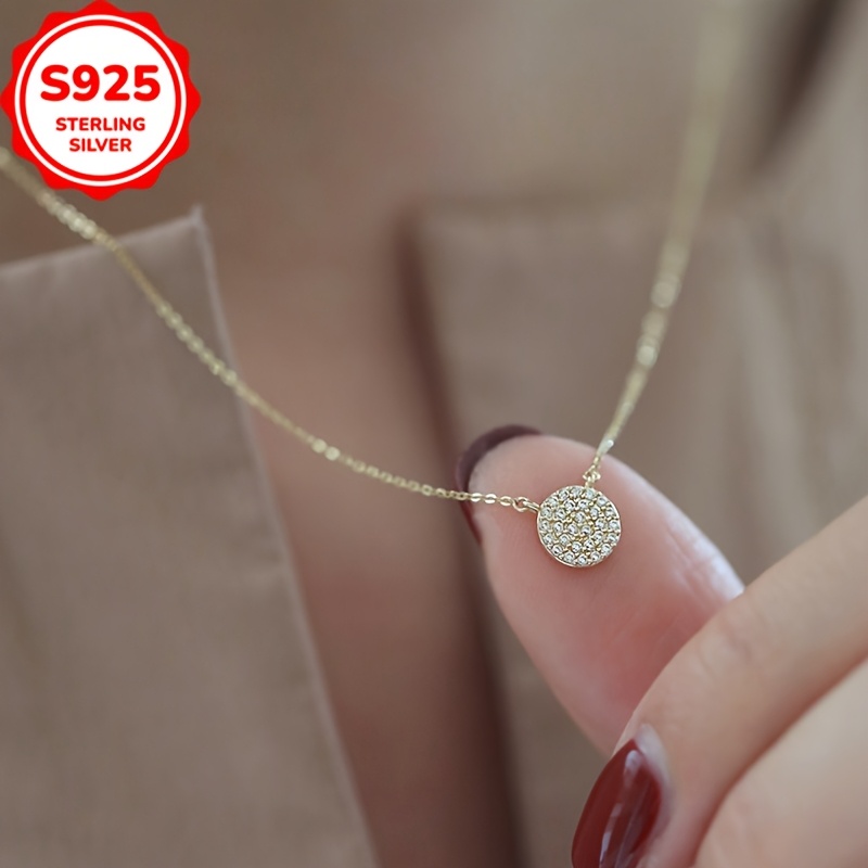 Women's S925 Silver Romantic Starry Sky Collarbone Necklace